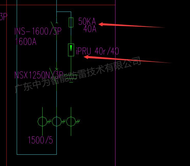 浪涌保護器的電氣符號是什么，在系統圖紙中怎么表示？