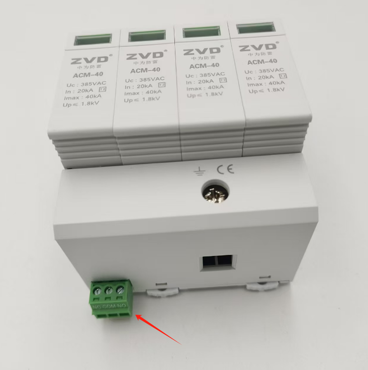 浪涌保護(hù)器遙信觸點功能怎么接線?遙信端子NO/NC/COM接線圖